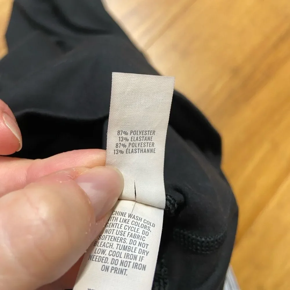 Offline by Aerie Black High-Waist Jogger Yoga Pants size Small